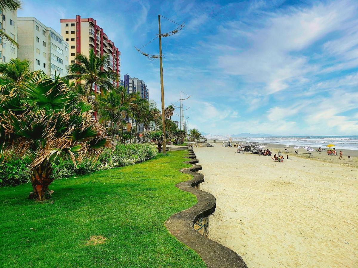 Apartamento na Vila Caiçara em Prédio Frente Mar com excelente localização por Reserva Praia Praia Grande (Santos) Exterior foto